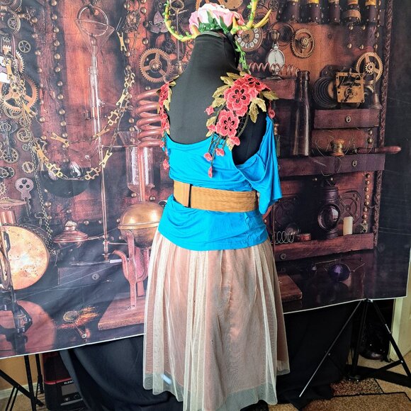 SHIELAY top, LIVA GIRL skirt, belt and headband complete outfit M - Picture 6 of 15